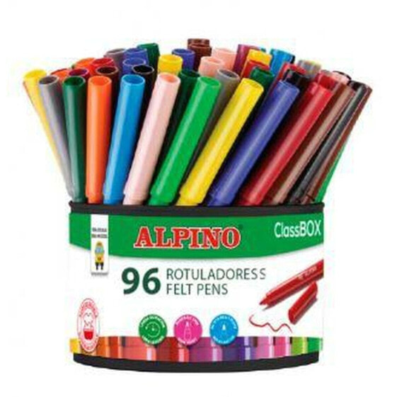 Набор маркеров Alpino ClassBOX Разноцветный 96 Предметы