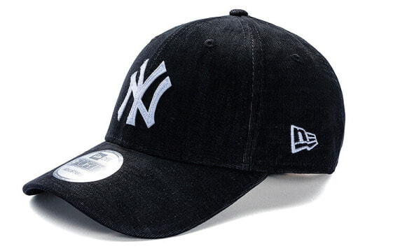 Кепка спортивная New Era NY лицевая велюровая черная 12141865