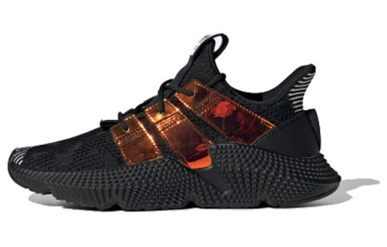 Кроссовки женские Adidas originals Prophere черно-золотые