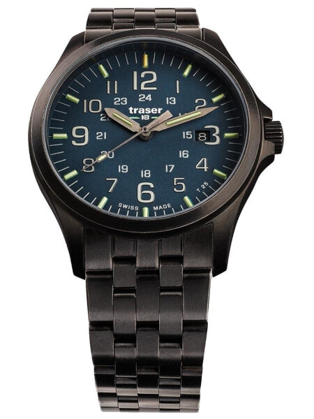 Наручные часы Traser H3 Officer GunMetal Khaki Men's 42mm