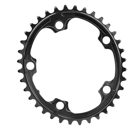 ABSOLUTE BLACK 2x For Sram 110 BCD oval chainring