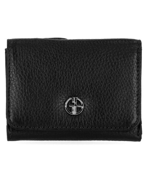 Кожаный кошелек Giani Bernini softy Trifold, созданный для Macy's