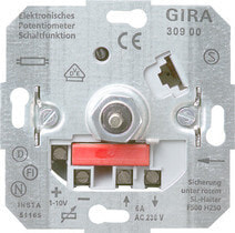 GIRA 030900 - Dimmer & switch - Built-in - Rotary - Metallic - CE - 230 V