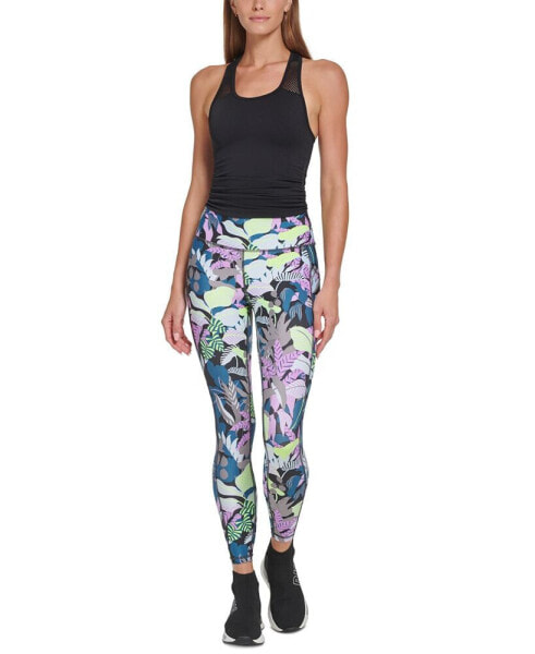 Printed High-Waist 7/8 Leggings