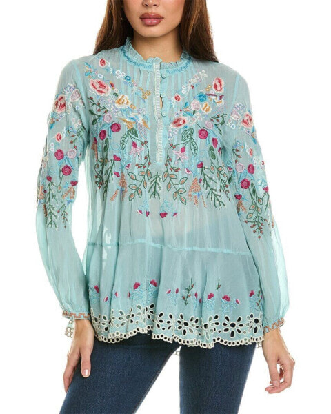 Johnny Was Auroria Blouse Women's