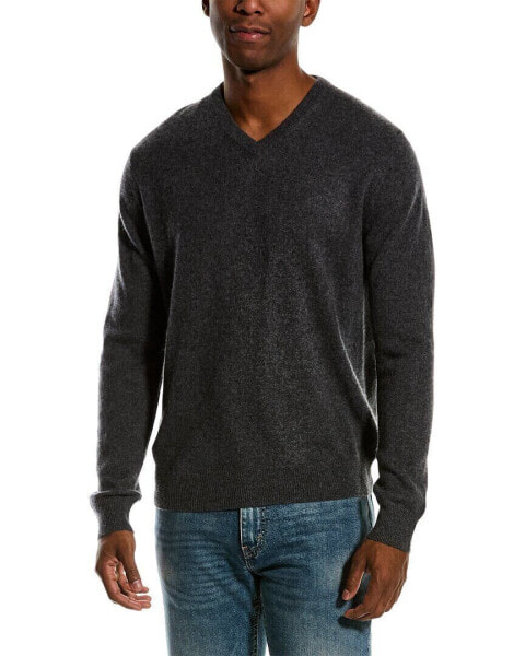Magaschoni Tipped Cashmere Sweater Men's Grey S