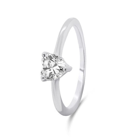 Romantic women´s silver ring RI042W