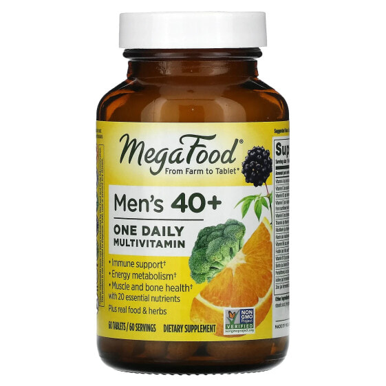 Витаминно-минеральный комплекс MegaFood Men's 40+ One Daily, 60 таблеток