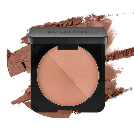BABOR MAKE UP Shaping Duo Powder, Shading and Modelling Powder, for Contouring, 1 Tone - 2 Contrasts, 1 x Matte & 1 x Shimmer, 7 g