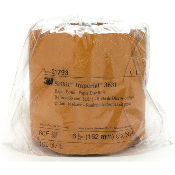 3M Stikit Imperial Gold F WT 60F 6´´ Disc Rolls