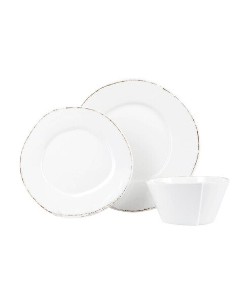 Melamine Lastra Three-Piece Place Setting