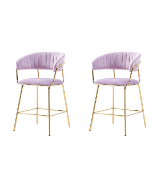Барные стулья Best Master Furniture Bellai Fabric, набор из 2 шт.