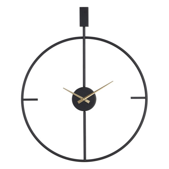 Настенное часы 50 x 5 x 62 cm Чёрный Металл