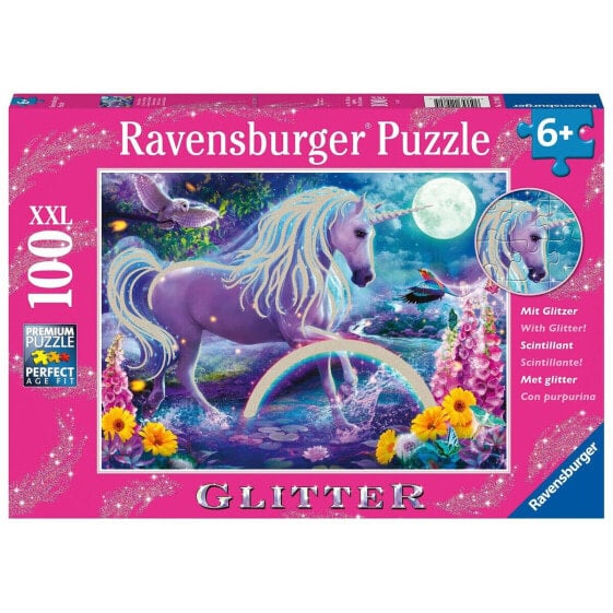 Пазл Ravensburger 12980 Единорог Пурпурин XXL 100 Предметов