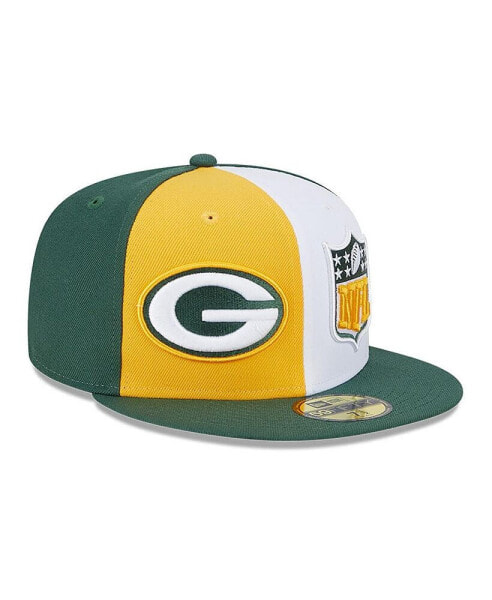 Men's Gold, Green Green Bay Packers 2023 Sideline 59FIFTY Fitted Hat