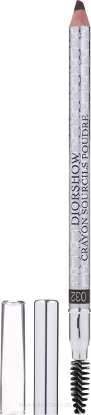 Wasserfester Augenbrauenstift - Dior Diorshow Crayon Sourcils Poudre 032 - Dark Brown