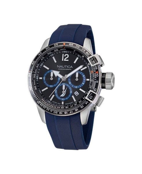Часы Nautica Blue Silicone Strap 46mm