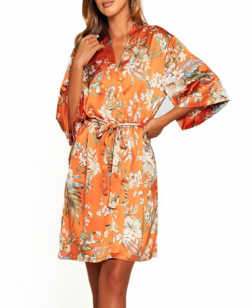 Women's Bella Floral Day and Night Robe with Sleeves