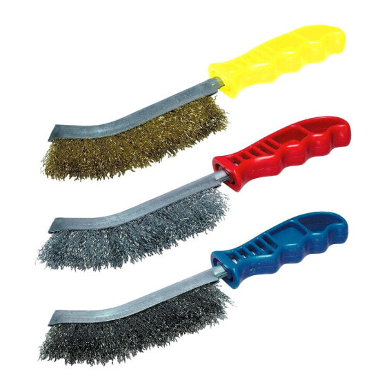 WOLFCRAFT 2138000 Manual Brushes Set 3 Units