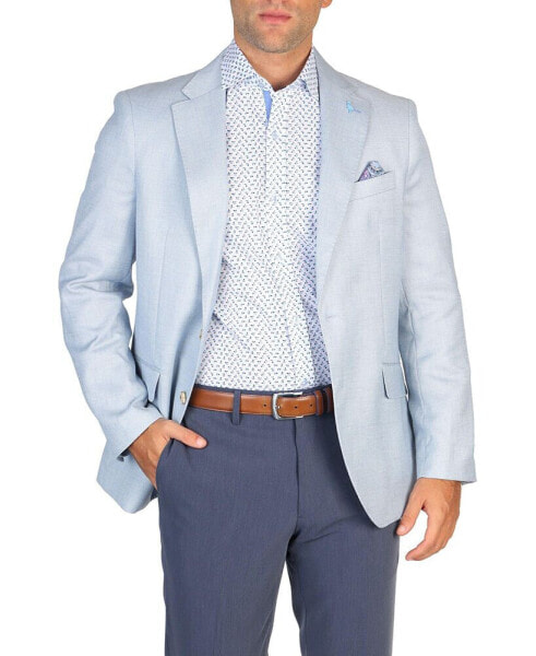 Men's Birdseye Textured Melange Sportcoat