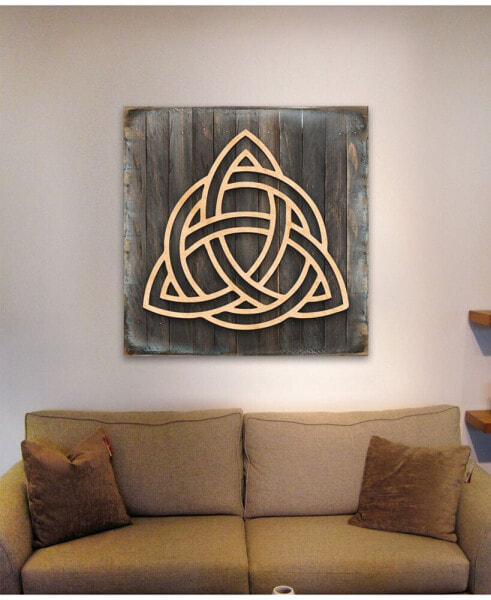 Spiral Symbol Celtic Wood Block