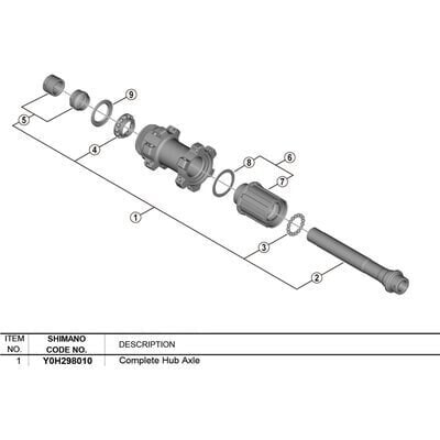 SHIMANO GRX WH-RX570 Rear