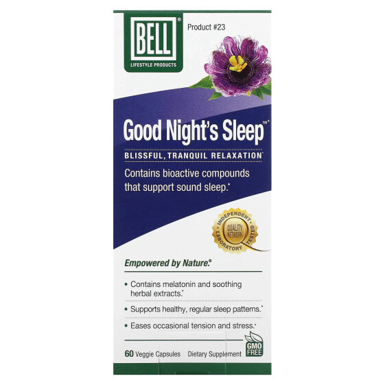 Витамины для здорового сна Bell Lifestyle Good Night's Sleep, 60 капсул