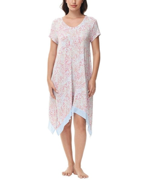 Пижама Lori Goldstein Printed Sleepshirt