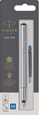 Parker Pióro VECTOR Edelstahl M Blau Blister