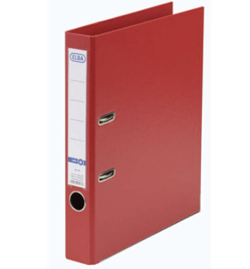 ELBA smart Pro - PP - A4 - Storage - Cardboard - Red - Gray - 5 cm