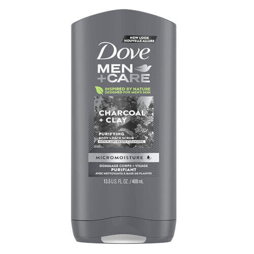 Men & Care Charcoal & Clay Shower Gel ( Body And Face Wash)