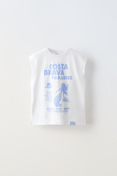 Sea print t-shirt