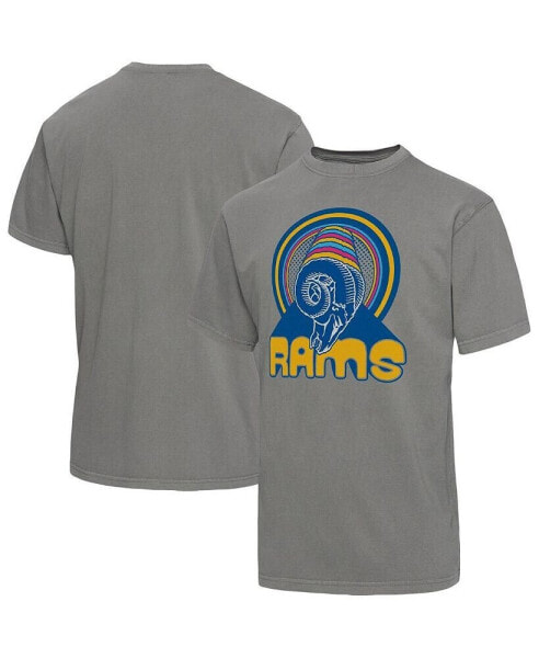 Men's Graphite Los Angeles Rams Wonderland Infinity Vibe T-shirt