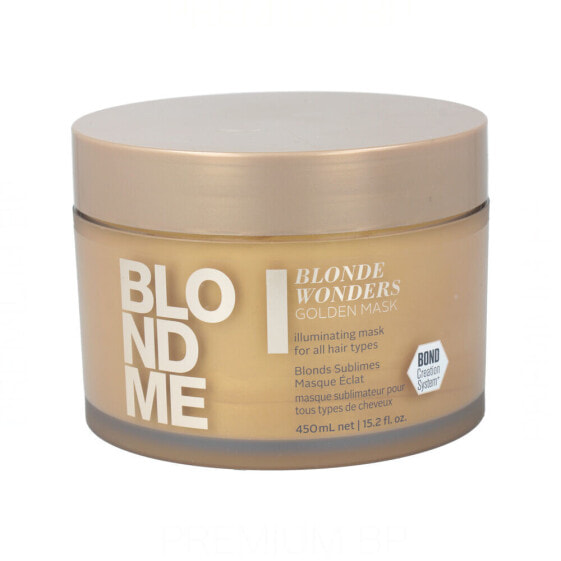 Schwarzkopf Blondme Blonde Wonders Golden Mask Осветляющая маска для всех типов светлых волос 450 мл