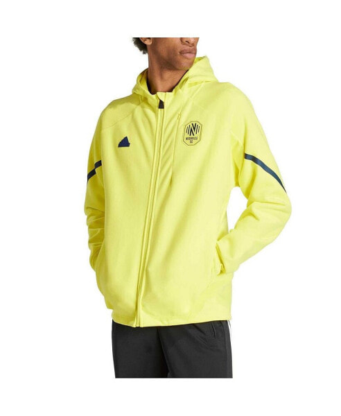 Men's Yellow Nashville SC 2024 Anthem Travel Full-Zip Jacket