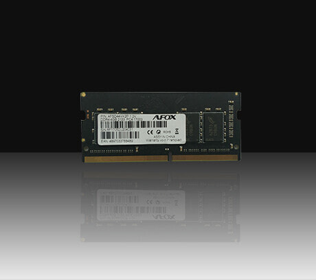 AFOX DDR4 8G 2400 SO DIMM - 8 GB - 1 x 8 GB - DDR4 - 2400 MHz - 260-pin SO-DIMM - Black