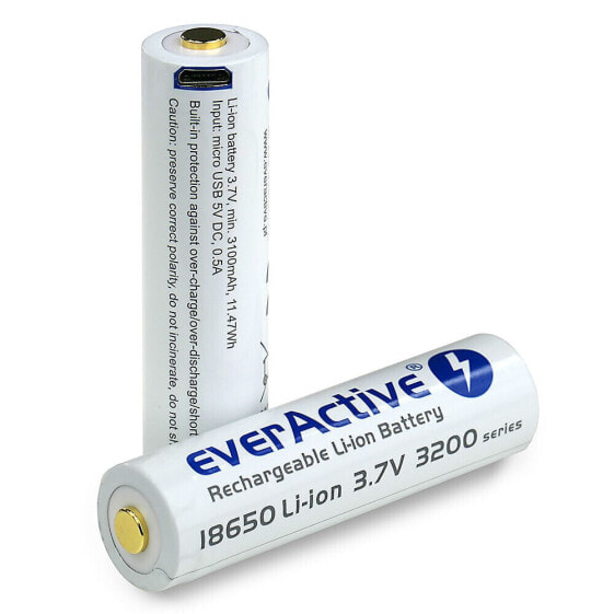 Батарейка everActive 18650 Li-ion 3200mAh