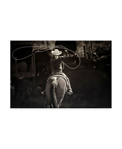 Lisa Dearin American Cowgirl Canvas Art - 19.5" x 26"