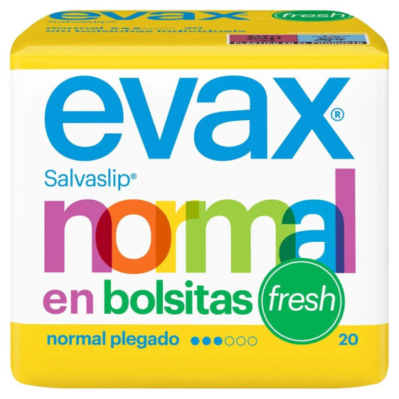 EVAX Normal pads Without Wings Compresses 20 units