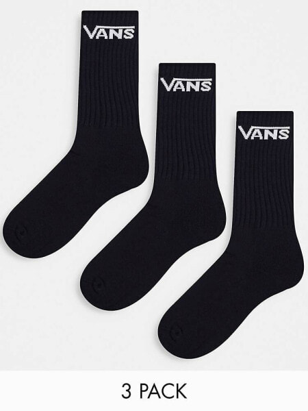 Vans Classic 3-pack Socks in Black