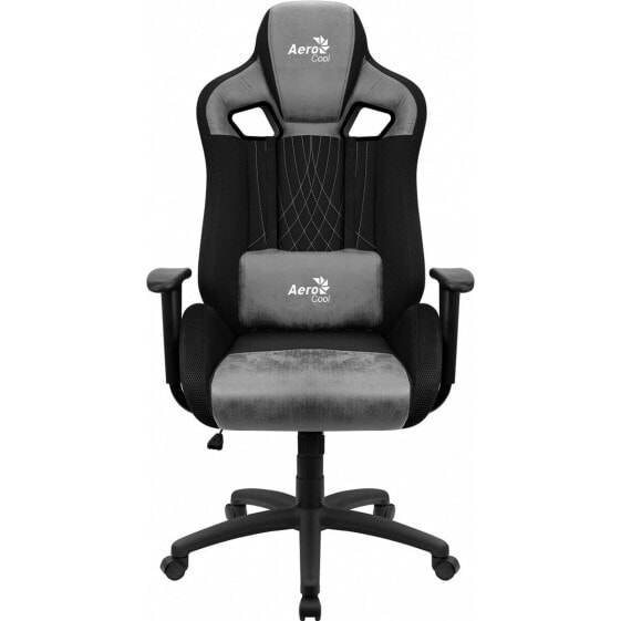 Стул Gaming Aerocool EARL AeroSuede 180º Чёрный Серый