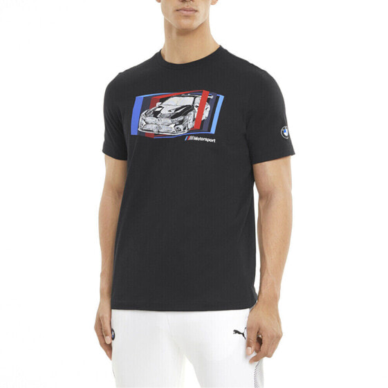 Puma Bmw M Motorsport Car Graphic Crew Neck Short Sleeve T-Shirt Mens Size XXL