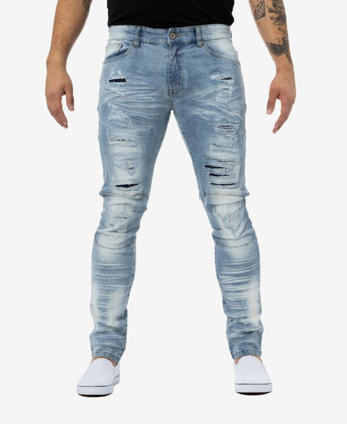 Men's Rawx Rips Repair Moto Jeans