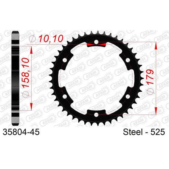 AFAM 35804 rear sprocket