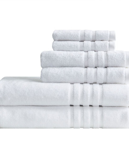 Nurture Microbial Resistant 6-Pc. Bath Towel Set, 30" x 54"