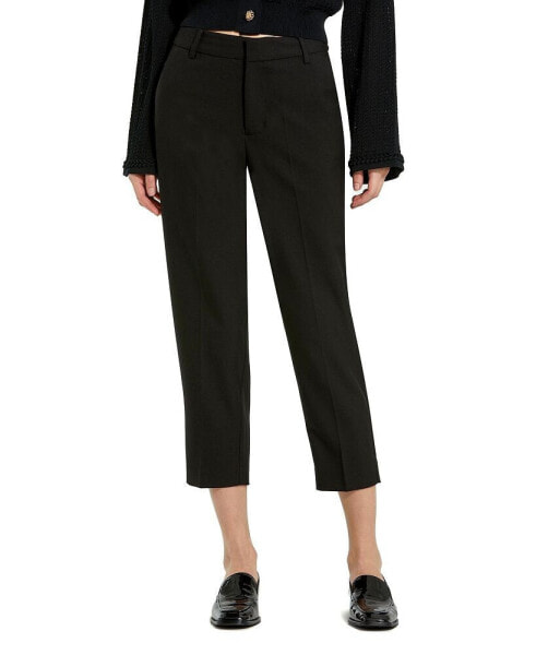 Women's Classic Crepe Fitted Trouser Pants
