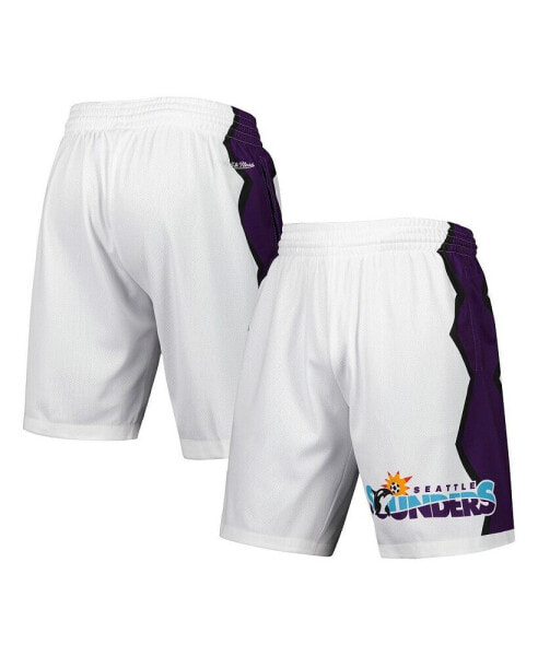 Men's White Seattle Sounders FC Swingman Shorts