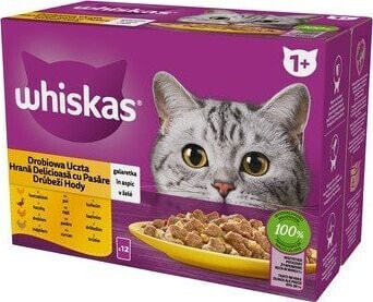 Whiskas Whiskas Sasz Gal Drób/Ind/Kacz/Kur 12x85g