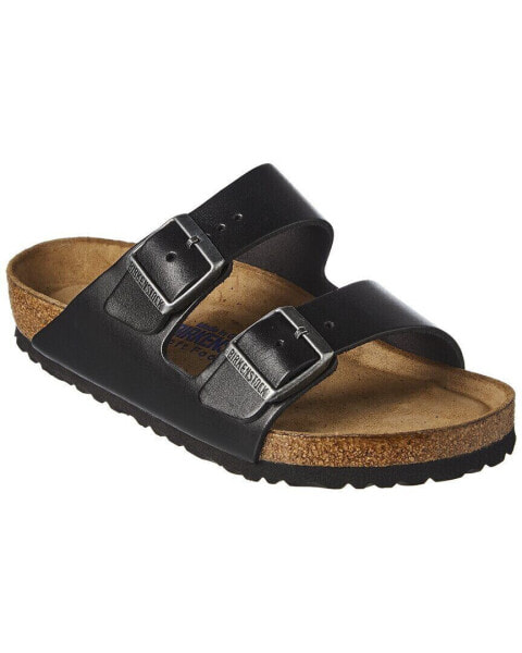 Сандалии женские Birkenstock Arizona Soft Footbed из гладкой кожи