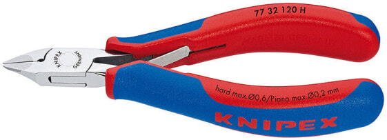 Клещи для обрезки Knipex 77 32 120 H - диагональные 1,4 см - 7,5 мм - сталь - синий/красный - 120 мм